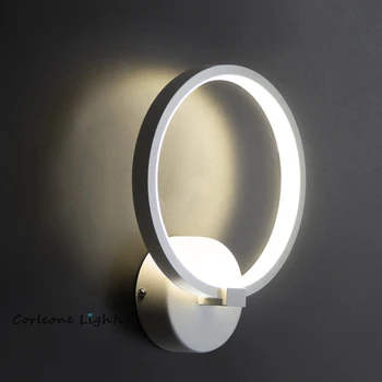 

Modern Simple Wall Lamps Ring LED Wall Lighting for Living Room Bedroom Light Decor Art Wall Sconces Indoor Lighting Fixtures