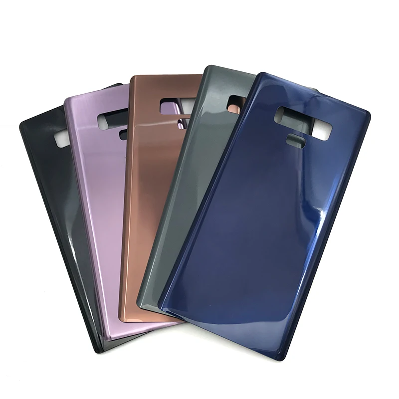 Задняя Стекло задняя крышка для samsung Galaxy Note 9 Батарея двери Корпус Батарея задняя крышка