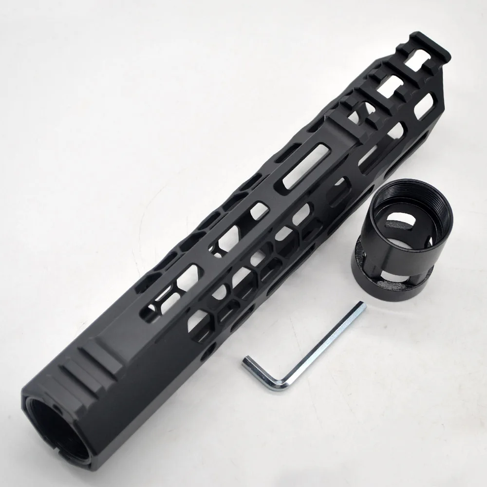 Aplus 9 ''дюймовый M-lok зажимной Handguard рельсовый прицел крепление системы_ черный анодированный Fit. 223/5. 56 Сверхлегкий косой срез дизайн