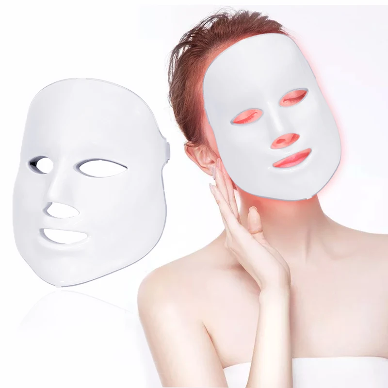 LED Mask Therapy Korean Beauty Photon 7 Colors LED Mask Facial Light Therapy Skin Tighten Skin 1 LED Mask Therapy Korean Beauty Photon 7 Colors LED Mask Facial Light Therapy Skin Tighten Skin 2