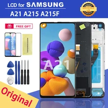 

6.5" Original LCD Display For Samsung Galaxy A21 A215 SM-A215U LCD Screen Touch Digitizer Assembly For Galaxy A21 Display