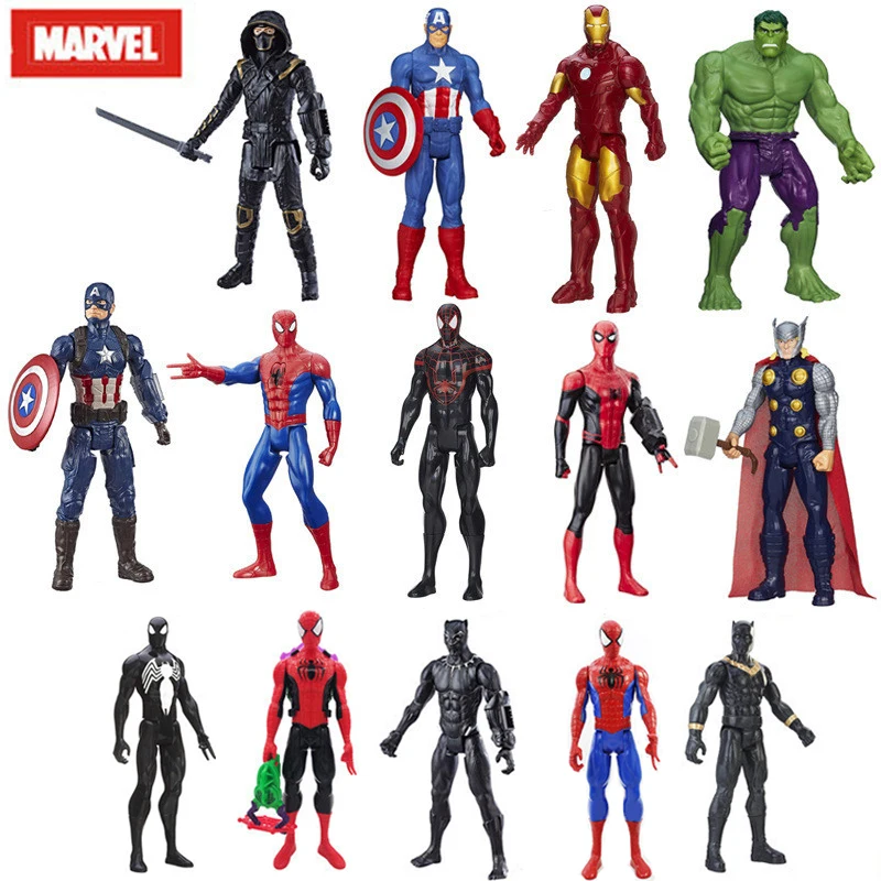Оригинальные фигурки героев мультфильма Marvel Мстители Халк Веном Железный