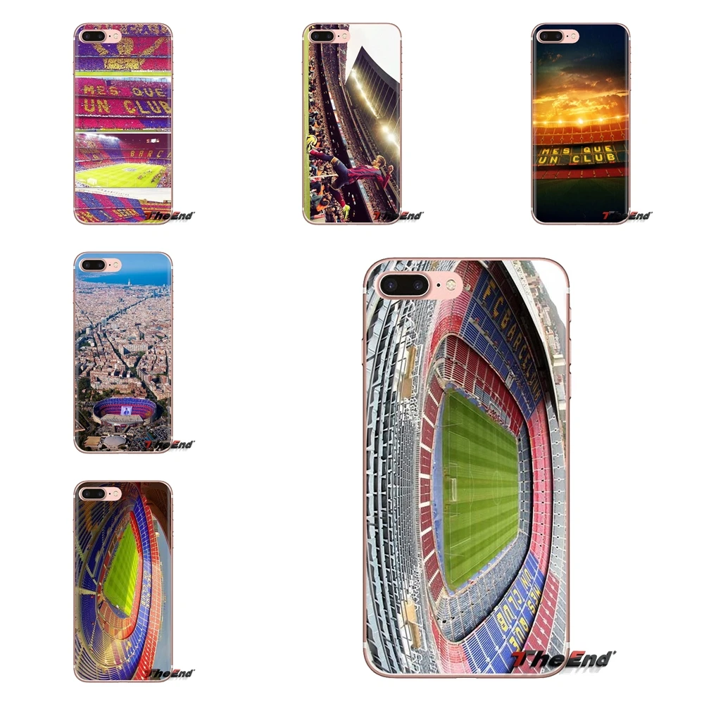 Прозрачный мягкий чехол для Samsung Galaxy S3 S4 S5 Mini S6 S7 Edge S8 S9 S10 Plus Note 3 4 5 8 9 Барселона