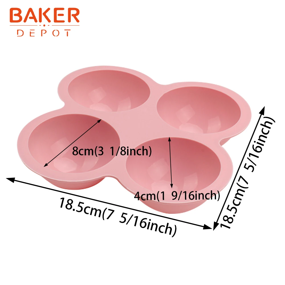 CDY-305 BAKER DEPOT dome силиконовая форма для торта, кондитерских изделий, большой круглый инструмент для украшения торта, форма для хлеба, пудинга, сделай сам, мыло ручной работы, смола - Цвет: CDY-305