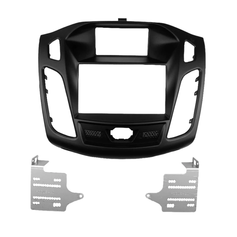 2Din стерео радио CD DVD панель аудио крепление фасции комплект для Fo-rd Fo-cus III C-Max 2011