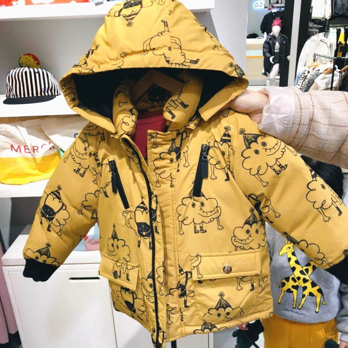 

Manufacturers Wholesale 2018 Winter New Style Korean-style Children Mid-length Thick down Jacket Cotton-padded Clothes Waterproo