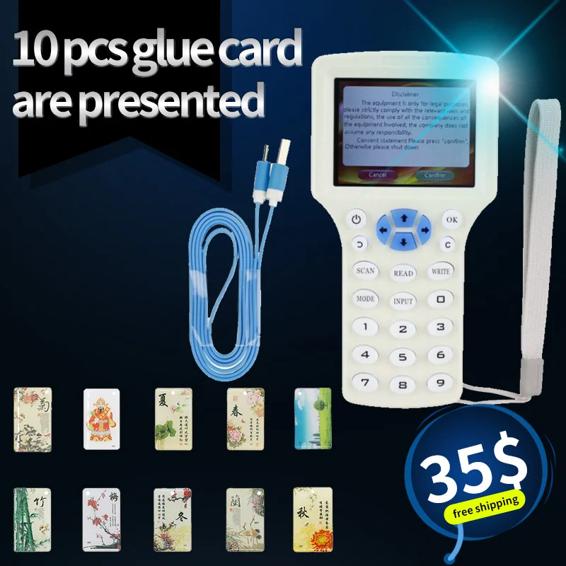 Nfc rfid-считыватель дубликатор копировальный считыватель