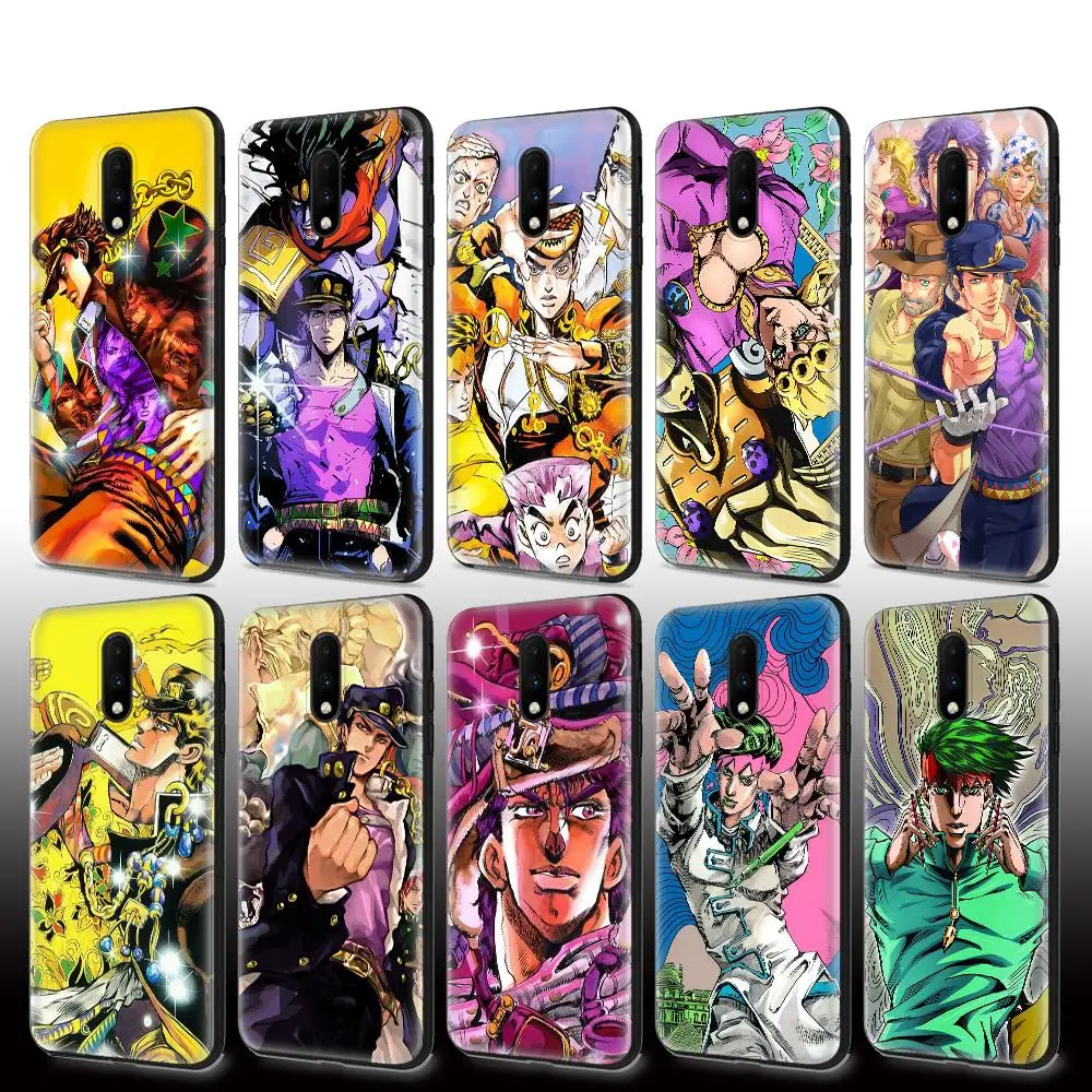 74F Japanese Anime JoJo Silicone Case for Xiaomi Mi A1 A2 A3 Lite Mix 2S MAX 3 Note 10 OnePlus 5 5T 6 6T 7 7T Pro | Мобильные