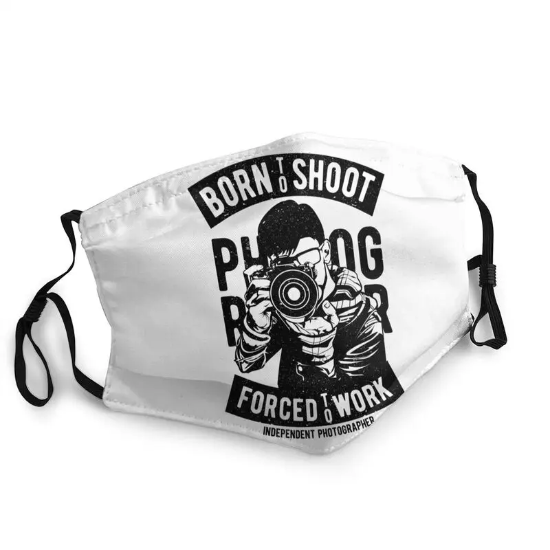 Born To стрелять фотограф маска против пыли с полным покрытием Нескользящие