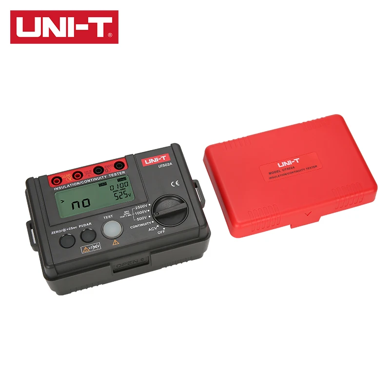 UNI-T 跮    ׽, AC  跮 LCD Ʈ + gjft, 500-2500V ްȹ, 30-600V, UT502A