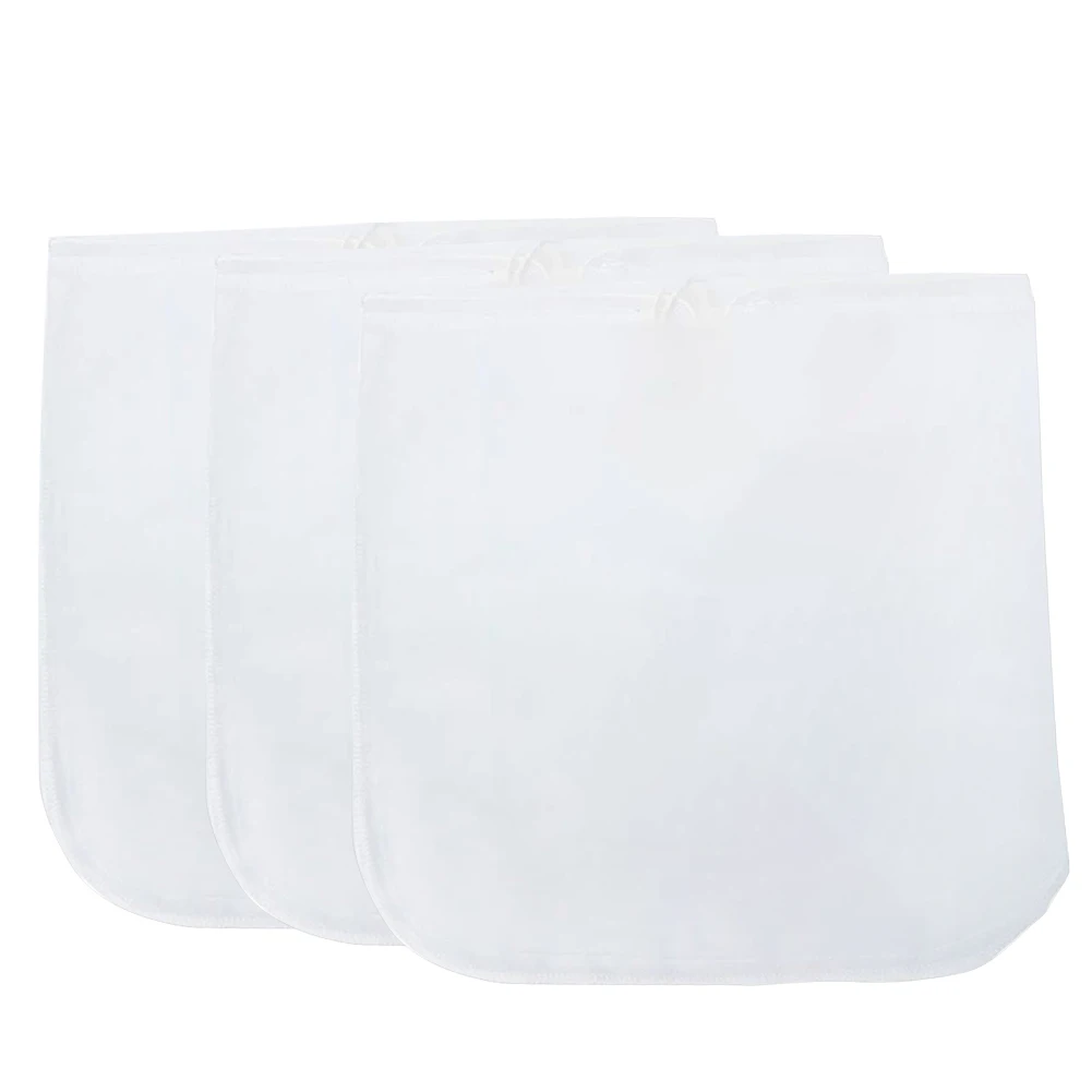 3 шт. Drawstring сок нетоксичный практичный соевый молочный белый многоразовый Многофункциональный мешочный фильтр, сетка моющаяся нейлоновое сито кухня