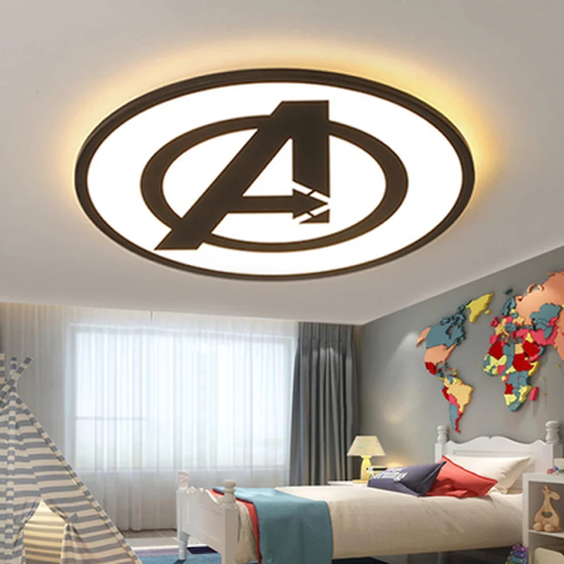 

Modern Led Ceiling Lights For Bedroom Study Room Children Room Kids Rom Home Deco Black/Blue Ceiling Lamp