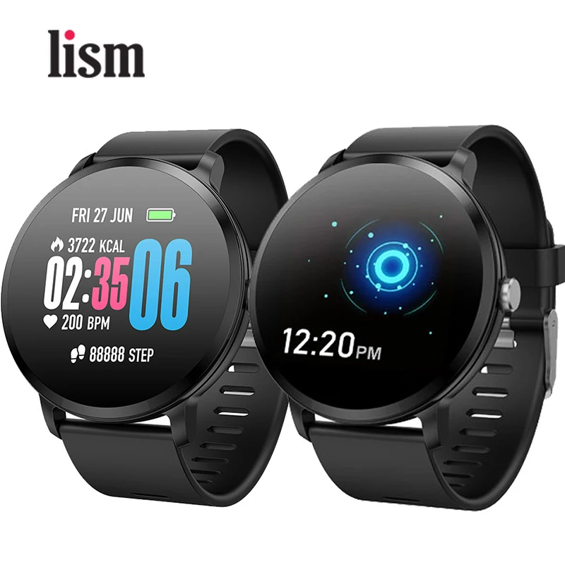 

New Smartwatch Real-time Heart Rate Blood Pressure Monitor Multi-sport mode Breathing Light Smart Watch for Android IOS Phone