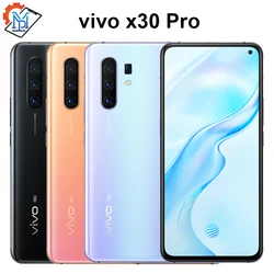 Оригинальный телефон фреза vivo X30 Pro, экран 6,44 дюйма XDR, 8 ГБ, 128/256 ГБ, 4350 мАч, 33 Вт, быстрая зарядка, 64 мп, 4 задних камеры, телефон