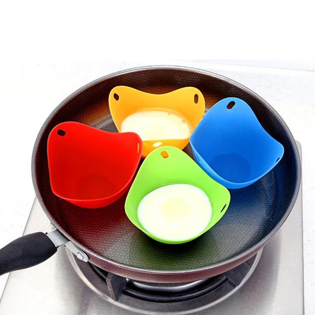 Tasse de chaudière à œufs en silicone-6 pièces tasse de chaudière