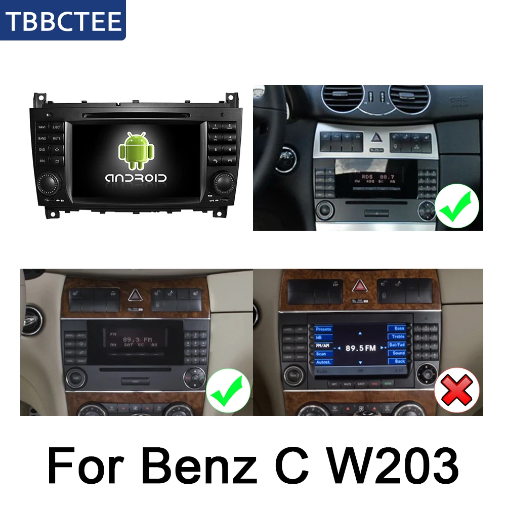 Для Mercedes Benz C Class W203 2004~ 2007 NTG ips Android автомобильный DVD GPS Navi карта мультимедийный плеер автомобильное радио Wi-Fi система