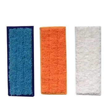 

3pcs Reusable Replacement Microfiber Mop Bathroom Replacement Mop Pads Fit Flat Spray Mops Kitchen Floor Cleaning