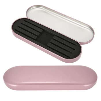 

Empty Makeup Tweezer Storage Box Safe Protective Tinplate Large Capacity Cosmetic Eyeliner Case Portable Professional Bag