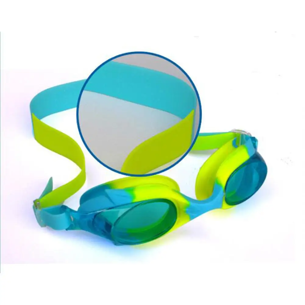 HobbyLane спортивные детские прозрачные очки для плавания, противотуманные очки для дайвинга, мягкие силиконовые водонепроницаемые очки для плавания