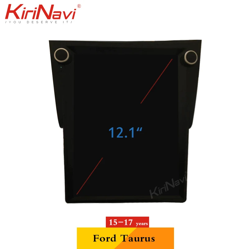 KiriNavi Telsa стиль вертикальный экран 12,1 ''Android 8,1 Автомагнитола для Ford Телец автомобильный Dvd мультимедийный плеер навигация