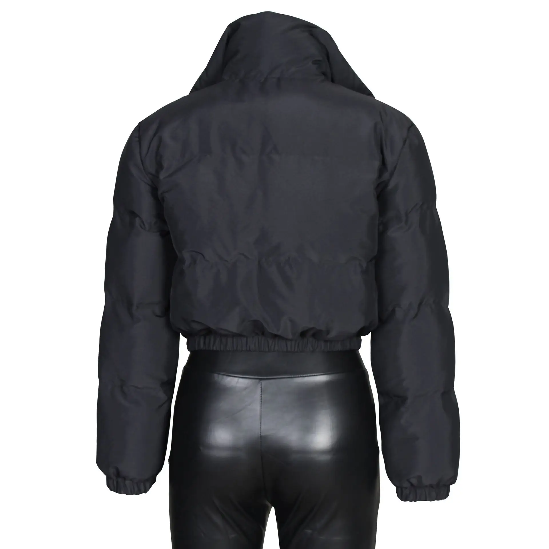 特売 女性用パッド入りコットンジャケット,厚手の暖かいパーカー,ジッパー付きバブルコート,韓国のファッション,原宿ストリートウェア 気質アップ