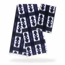 Модальная эластичная атласная шелковая ткань Африканская мягкая восковая ткань с принтом 2 ярда шифон 4 ярда audel modell ИМИТИРОВАННАЯ Анкара ткань 101415