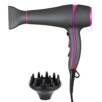 

Hair Blow Dryer Heat Blower with Collecting Nozzle Diffuser for Home Salon Use