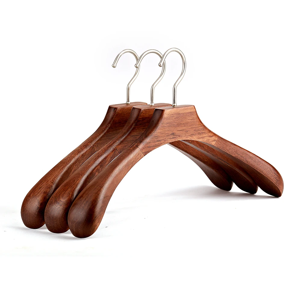 Wooden Suit Hangers Solid Wood Coat Hangers Heavy Duty, Smooth Finish Bulk  Wooden Hangers 1pcs High-grade Wooden Clothes Hanger - Hangers - AliExpress