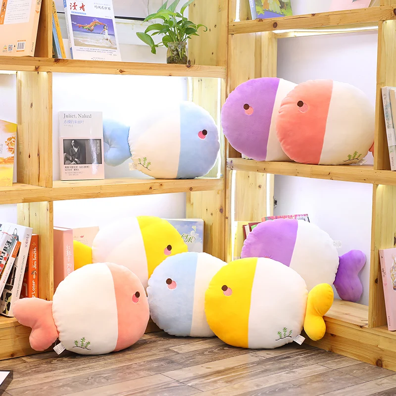 45cm Sweet Fish Pillows Cartoon Animal Kiss Baby Sleeping Friends Best Doll Kid Toy | Игрушки и хобби