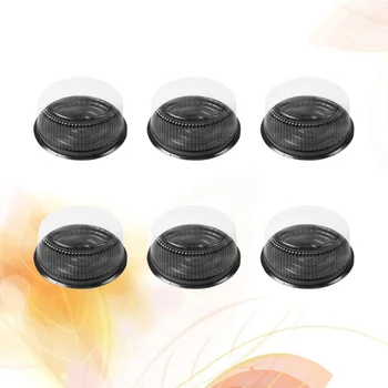 

10Pcs 8 Inch Transparent Plastic Cake Pastries Box Cupcake Muffin Dome Holders Cases Boxes Cups