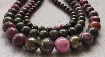 

Pink Rose Iron Pyrite Inclusions Gemstone green Natural Pyrite round 6mm 8mm 10mm 12mm Iron Gold Gemstone Loose Beads 16inch