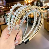 Sweet Cute Pearls Hairbands Fashion Headband Hair Hoops Holder Ornament Head Band Lady korean Hair Accessories for Girls ► Photo 1/6
