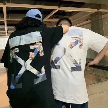 

Summer Fashion Lovers Couple Funny Flower Goddess Print T Shirts Men Qulity 100% Cotton Top Tee Skateboard High Street T-shirt