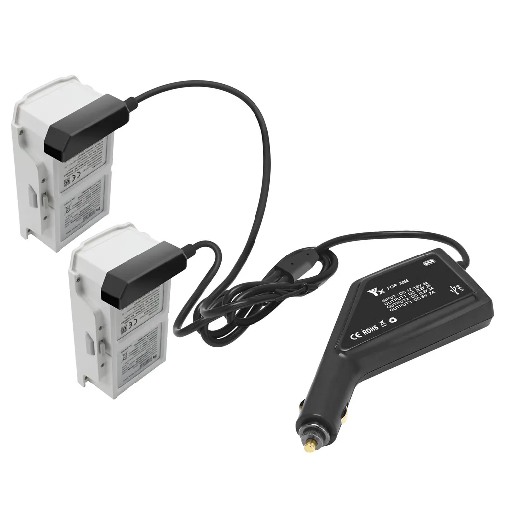 2 / 3 в 1 USB Автомобильное зарядное устройство с пультом дистанционного управления