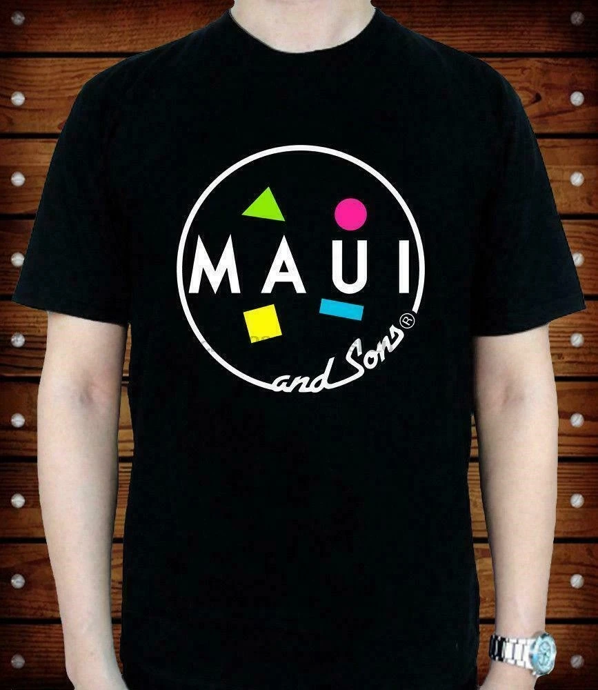 

NEW MAUI AND SON LOGO USA SIZE T-SHIRT S M L XL 2XL XXXL ZM1