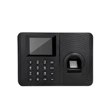Отпечаток пальца посещаемость машина Время часы работник зарплата работа рекордер USB флэш-диск отчет скачать 2,4 дюймовый ЖК-дисплей