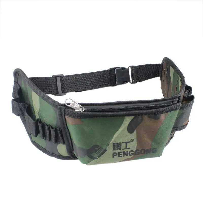

Mechanics Hardware Toolkit Waist Tool Bag Waterproof Oxford Cloth Multi Organize Pockets Storage Pouch Electrician Worker Supply