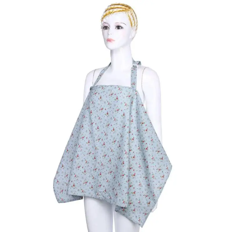 Baby Breastfeeding Nursing Maternity Apron Soft Cover Nursing Poncho Cover Up Cotton Blanket Shawl for Mother Breast Feeding