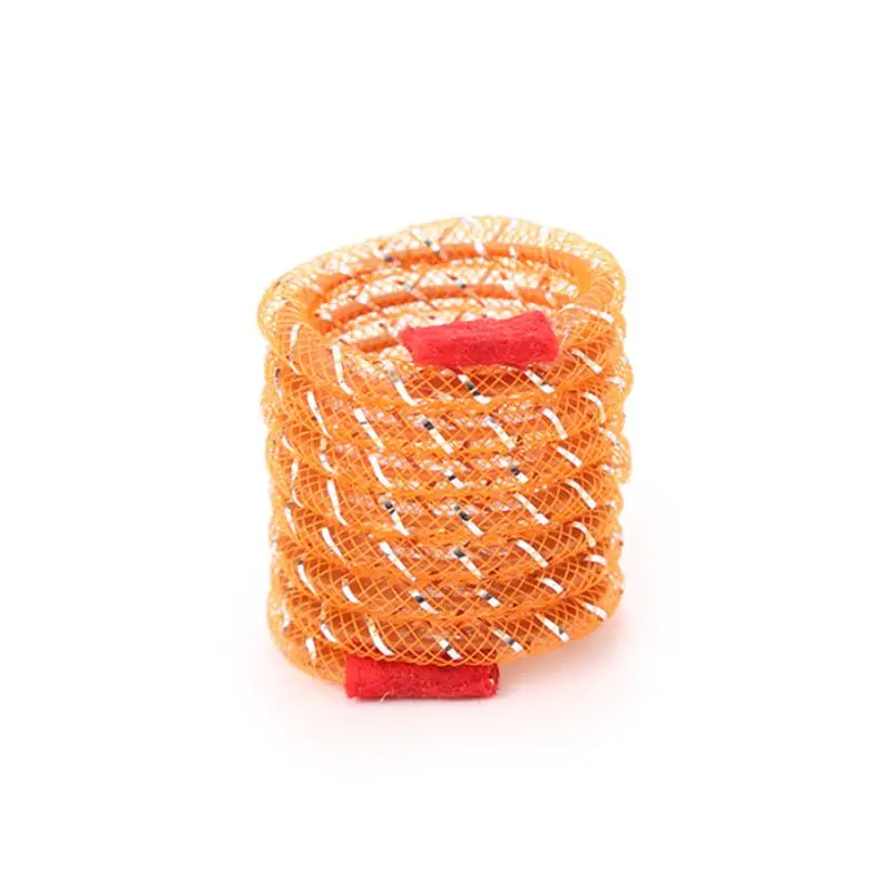 5 Pcs Cute Cat Spring Toys Wide Plastic Colorful Springs Toy Playing Pet Accessories Set K4UA