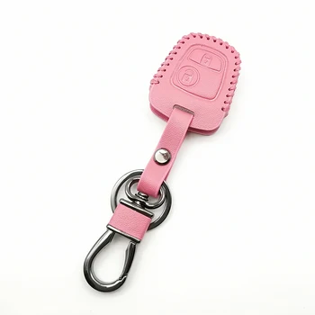 

Hot sale 2 button car key case for Peugeot 206 307 207 408 For Citroen C2 C3 C4 Straight car key cover keychain Auto Accessories