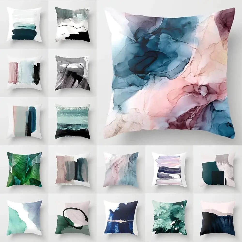 Abstract Pillow Case Sofa Car Waist Throw Cushion Cover Home Car Decor Abstract Pillow Case Sofa Car Waist Throw Cushion Cover Home Car Decor