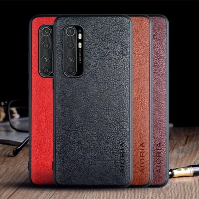 Чехол для Xiaomi Note 10 Lite Pro тонкий защитный чехол-накладка из искусственной кожи и