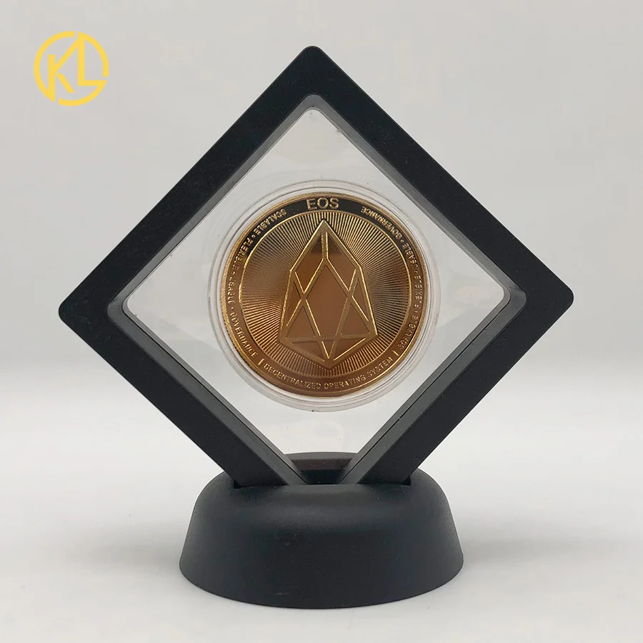 Позолоченная горячая Распродажа Биткоин битная монета Litecoin пульсация эфириум криптовалюта металлическая памятная монета с выставочным стендом - Цвет: CO013-2