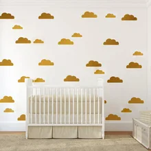 Облачные наклейки на стену с мотивами из мультфильмов милая детская комната съемная декорация для спальной клейкой бумаги Amazon внешней торговли GB004