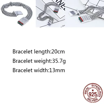 

925 Sterling Silver Bracelet 2020 New Jewelry Alphabet Bracelet Personality Fashion Creative Send Girlfriend Valentine's Day Gif