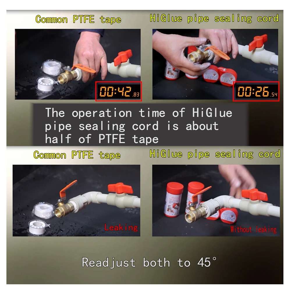PTFE VS sealing cord