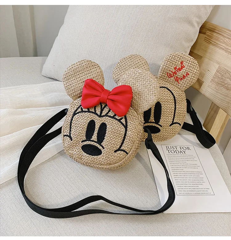 Disney minnie Детская сумка-мессенджер Маленькая девочка принцесса модная сумка на плечо женские сумки Микки Мальчик Детские кошельки