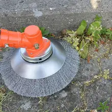1 шт., газонокосилка, тонкая проволока, железное колесо для удаления сорняков, щетка для травы, машина для удаления пыли, проволока для удаления ржавчины, аксессуары для стола
