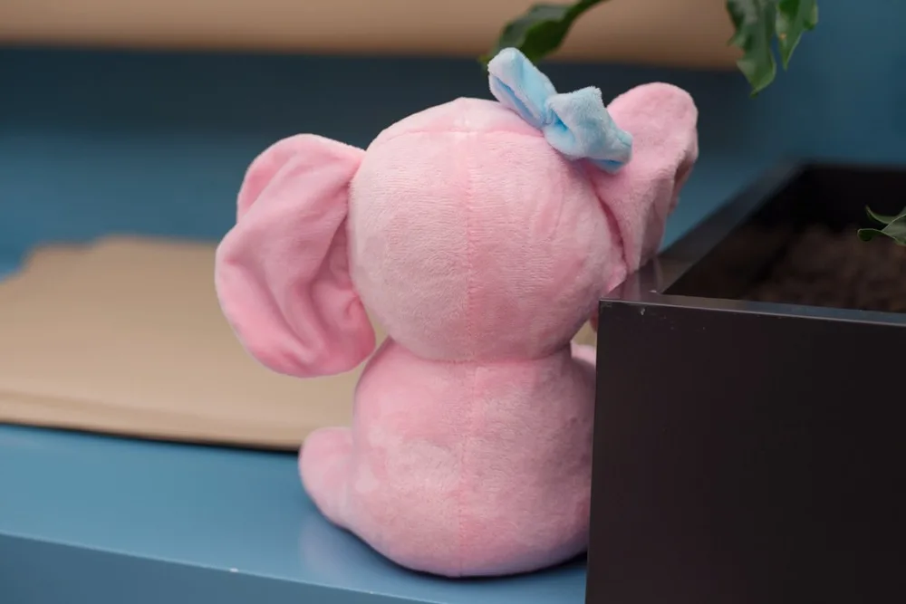25cm Cute Elephant Plush Toys Bedtime Originals Choo Choo Express Humphrey Soft Stuffed Animal Doll for Baby Kids Birthday Gift