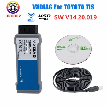 

VXDIAG For TOYOTA TIS Techstream V14.20.019 Diagnostic Tool WiFi/USB Connection VXDIAG VCX NANAO For TOYOTA Support SAE J2534